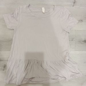 Light Purple MTS peplum blouse